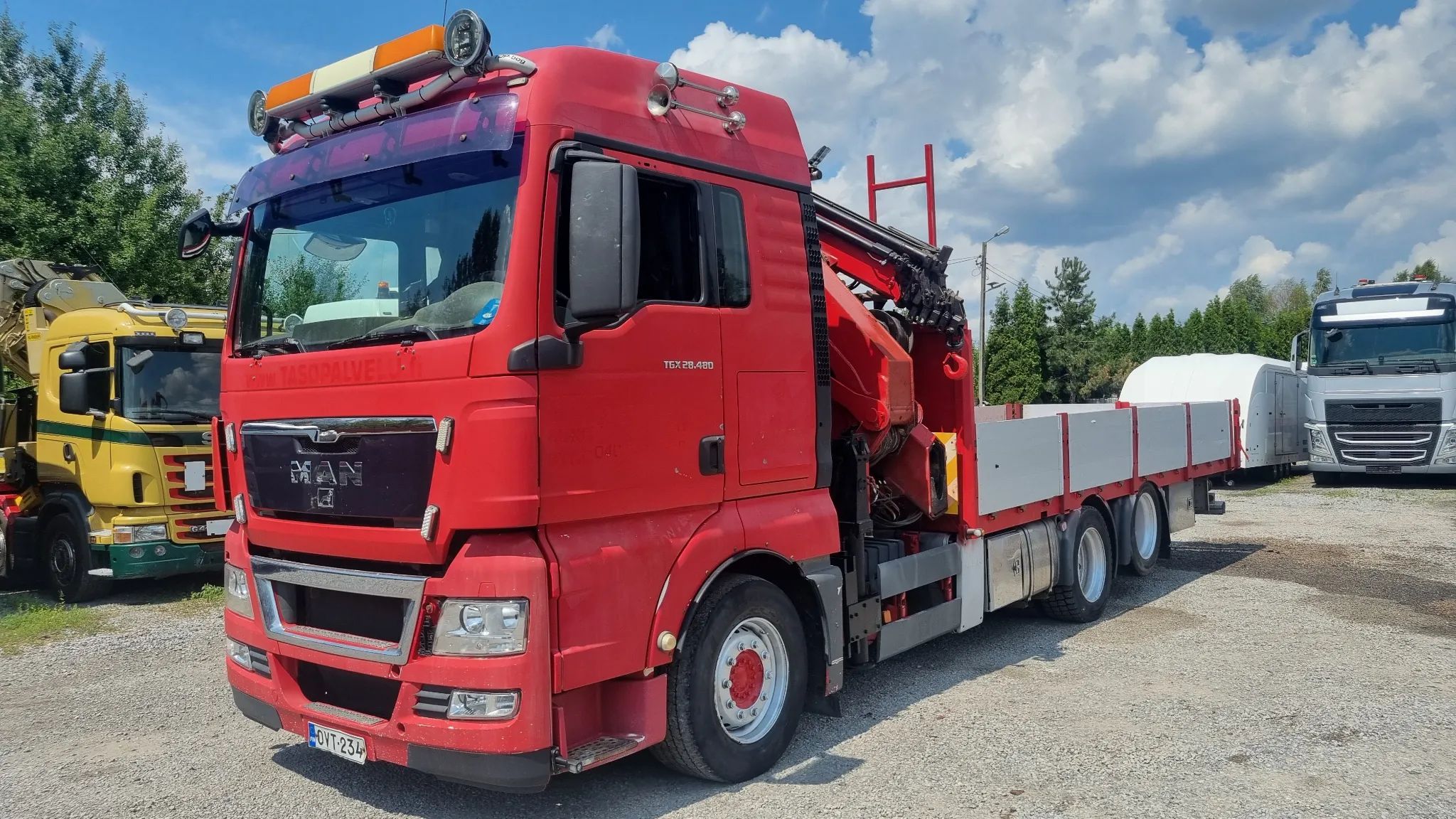 MAN TGX 28.480 HMF 4220+JIB  26 metrów