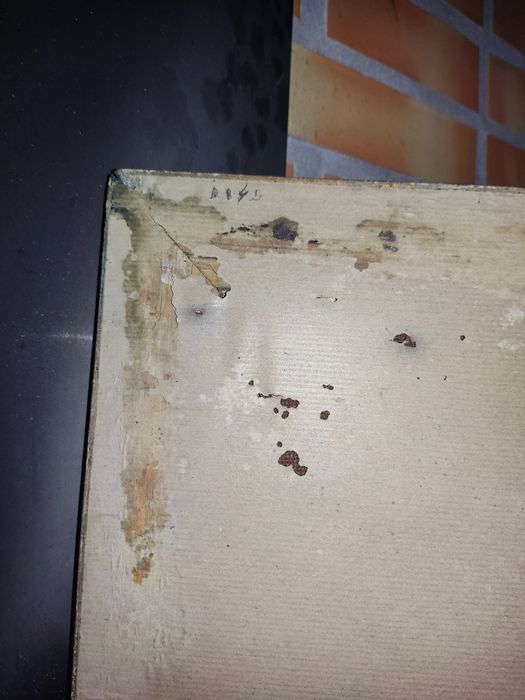 Quadro antigo com menino