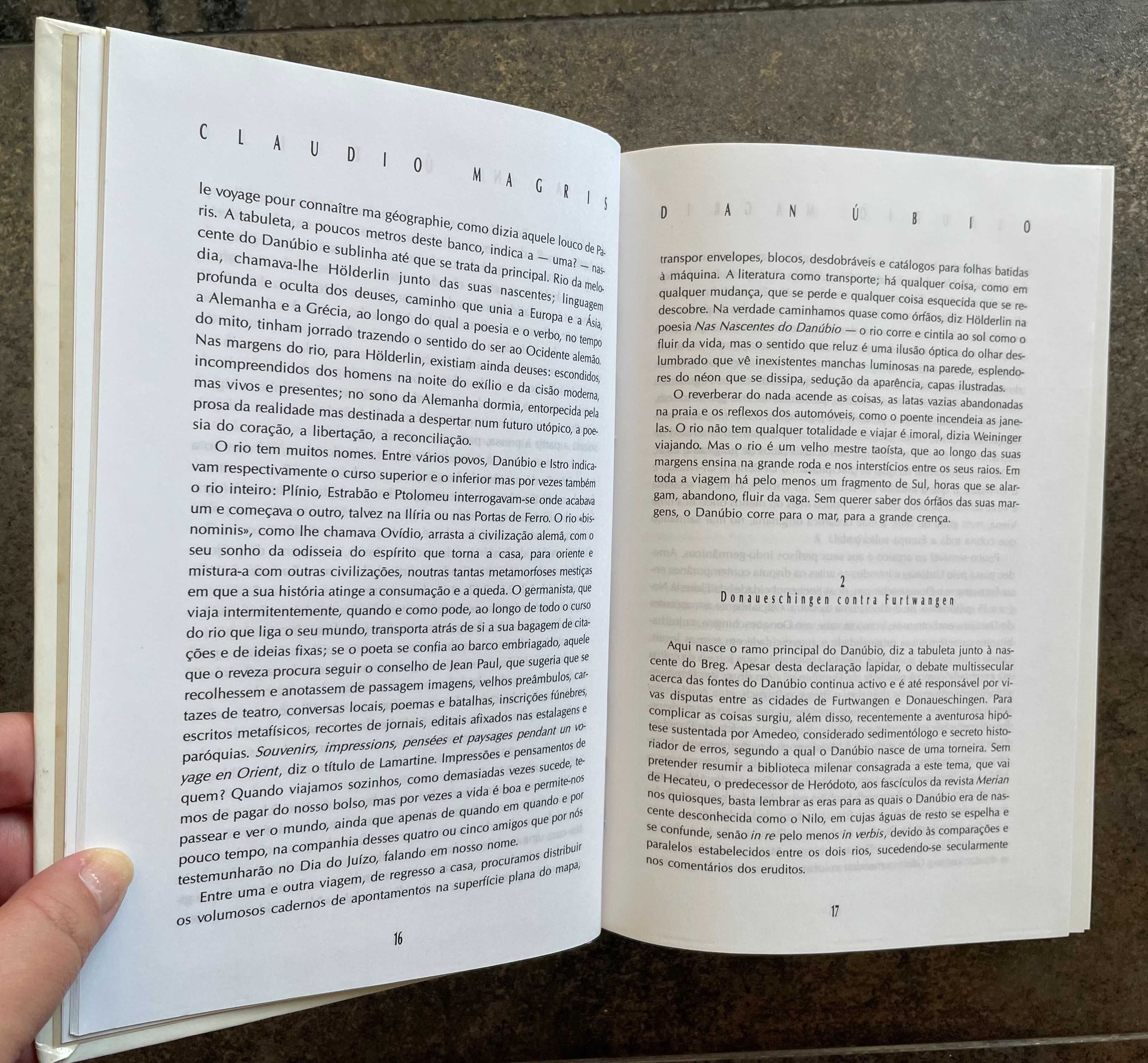 Livro Danubio de Cláudio Magris