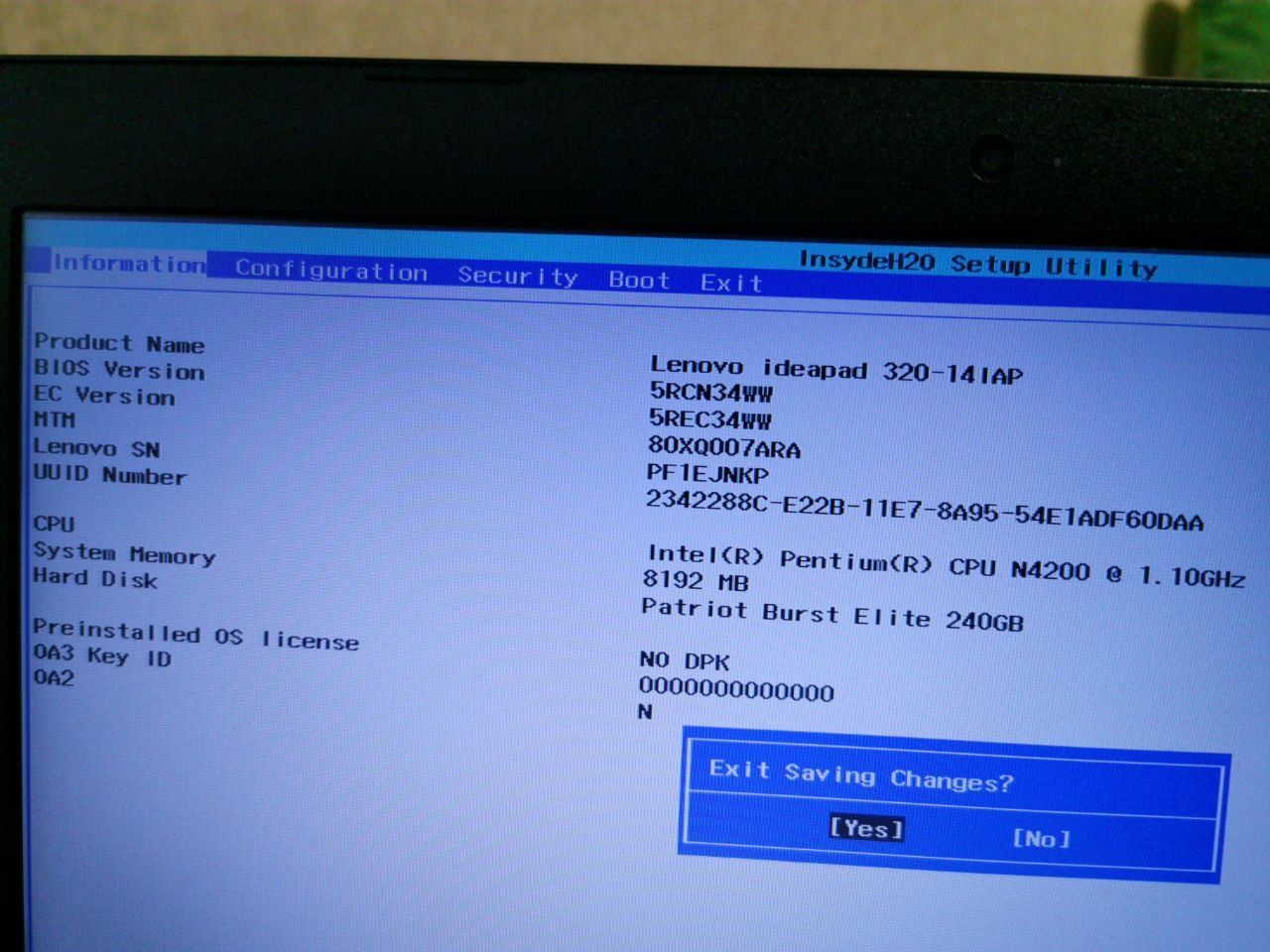 Ноутбук Б-клас Lenovo IdeaPad 320-14IAP / 14"