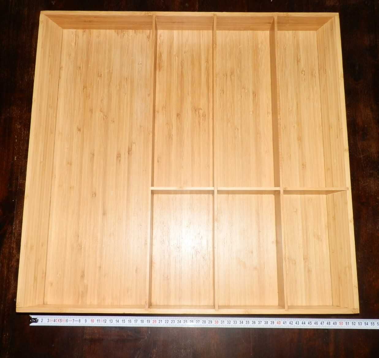 Pojemnik wkład organizer do szuflady na sztućce bambus Ikea Variera