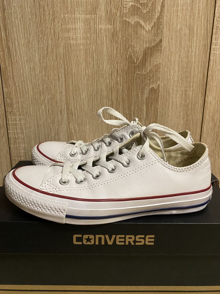 Converse CT OX White 132173C Skórzane