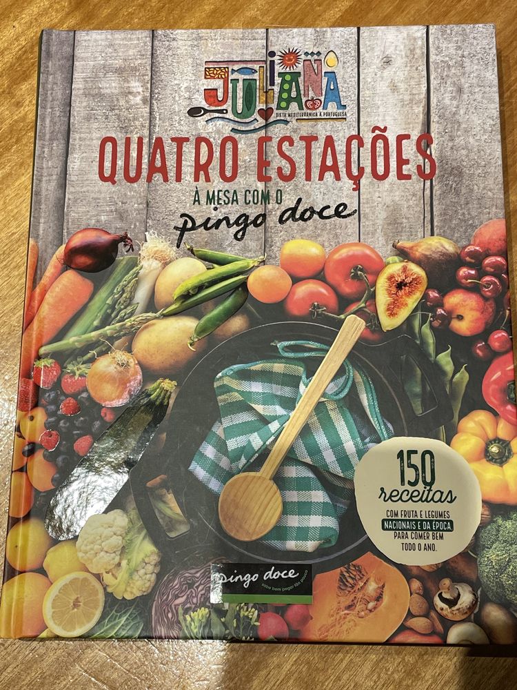 Livro Culinaria PinGo Doce “Quatro Estações” (NOVO)