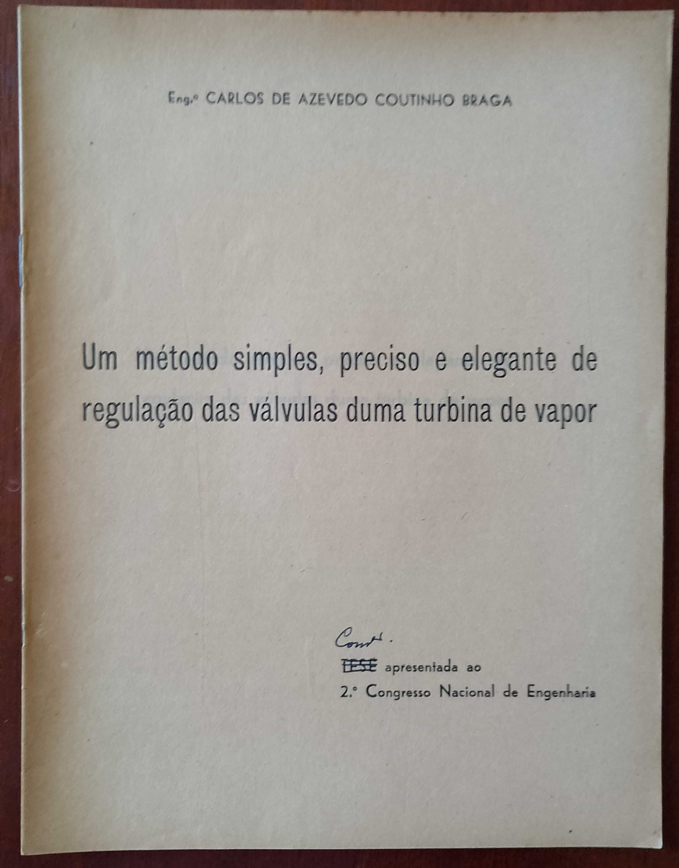 Regulação das válvulas duma turbina de vapor 1948 "Tese"
