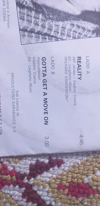 Richard Sanderson - Reality - single - portes incluidos