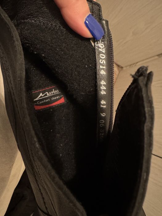 Жіночі шкіряні черевики  утеплені