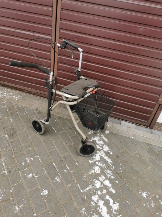 Wózek balkonik chodzik rozkładany z koszykiem
