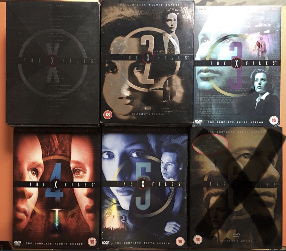 Xfiles ficheiros secretos 1, 2, 3, 4, 5 e 9