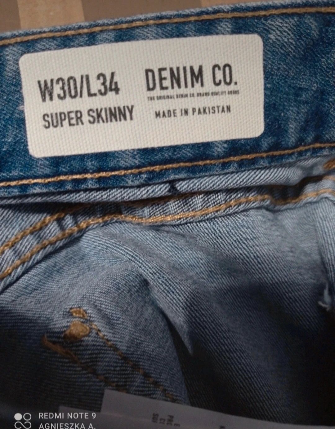 Spodnie XS W 30 L 34 super skinny rurki jeansy dżinsy slim leg fit S