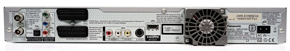 Nagrywarka DVD Panasonic DMR-EH585 HDD 250 GB USB DivX DVD-R +R