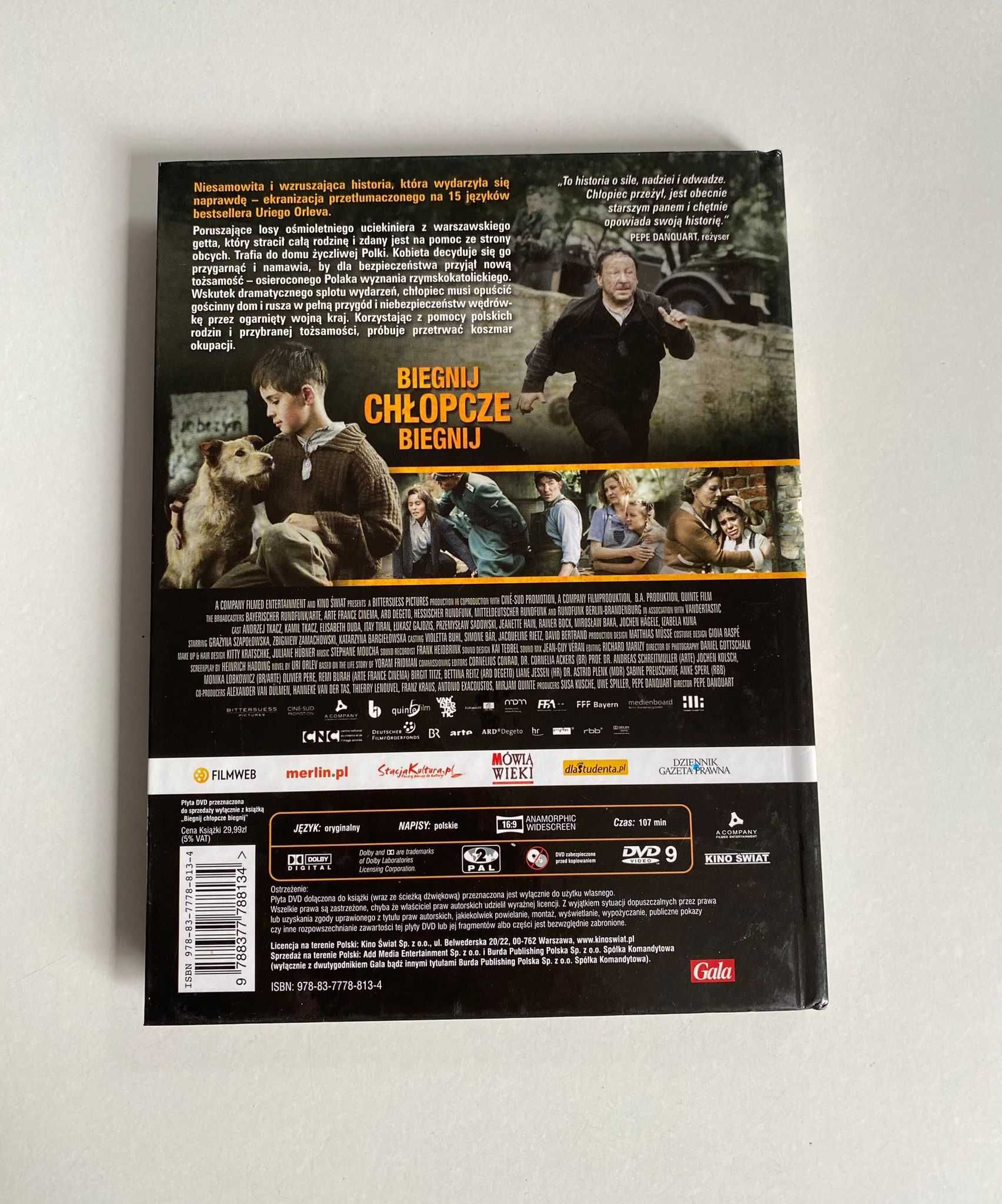 Film DVD Biegnij Chłopcze Biegnij