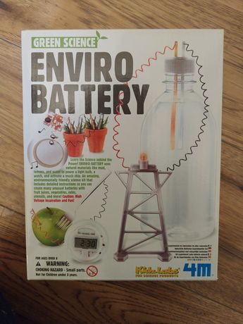 Zestaw do eksperymentów- Enviro battery, zabawka edukacyjna
