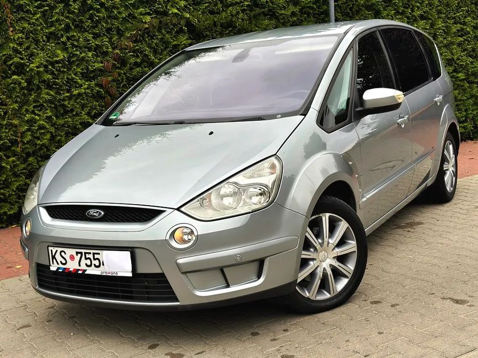 Ford S-Max 2.0i-145KM-7 osob.- Tuv do 11.26r-Oryginalny Lak-przeb-Zadbany !