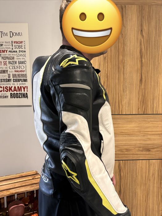 Kurtka motocyklowa skórzana Alpinestars GP pro.Rozmiar 52.