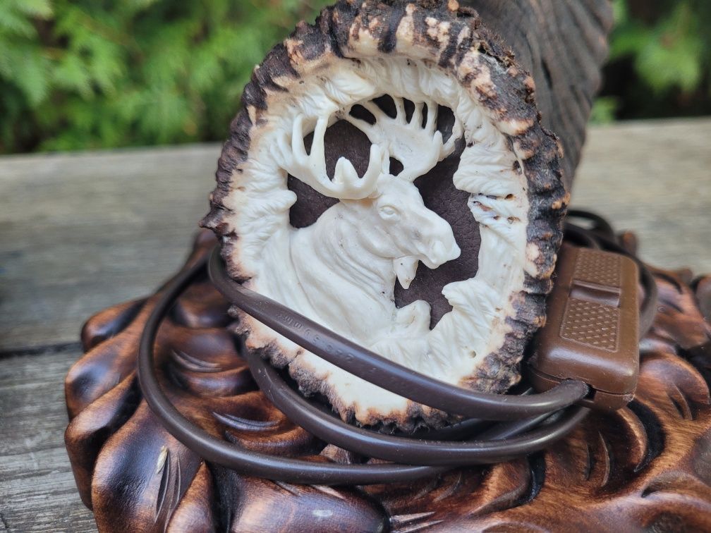 Lampka nocna lampa żyrandol muflon ŁOŚ moose poroze jelenia