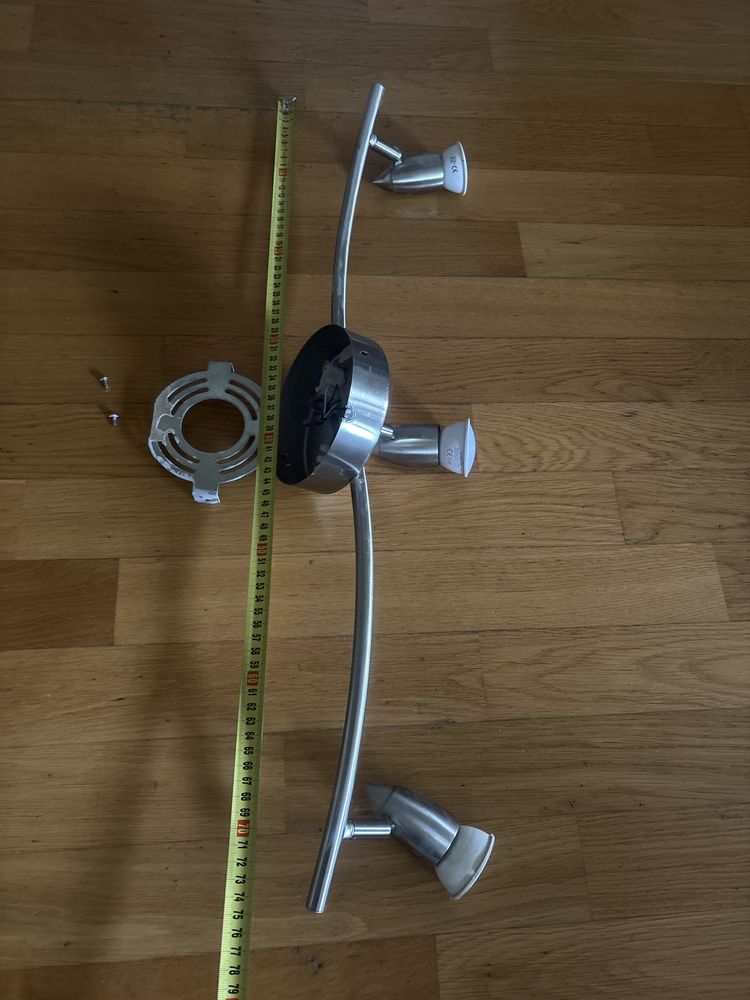 Lampa Ikea chrom sufitowa