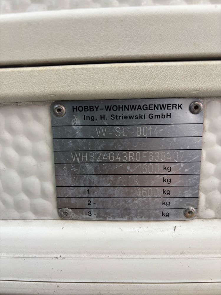 Przyczepa kępingowa hobby exkluzive w idealnym stanie