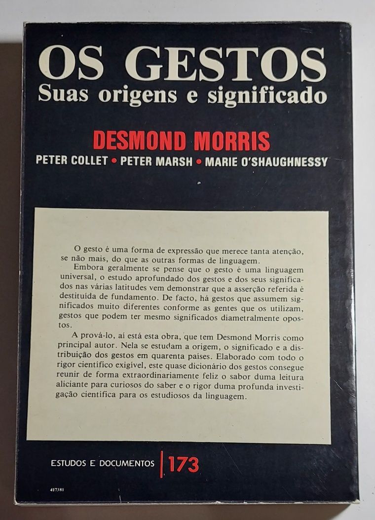 Os Gestos, Suas Origens e Significados - Desmond Morris