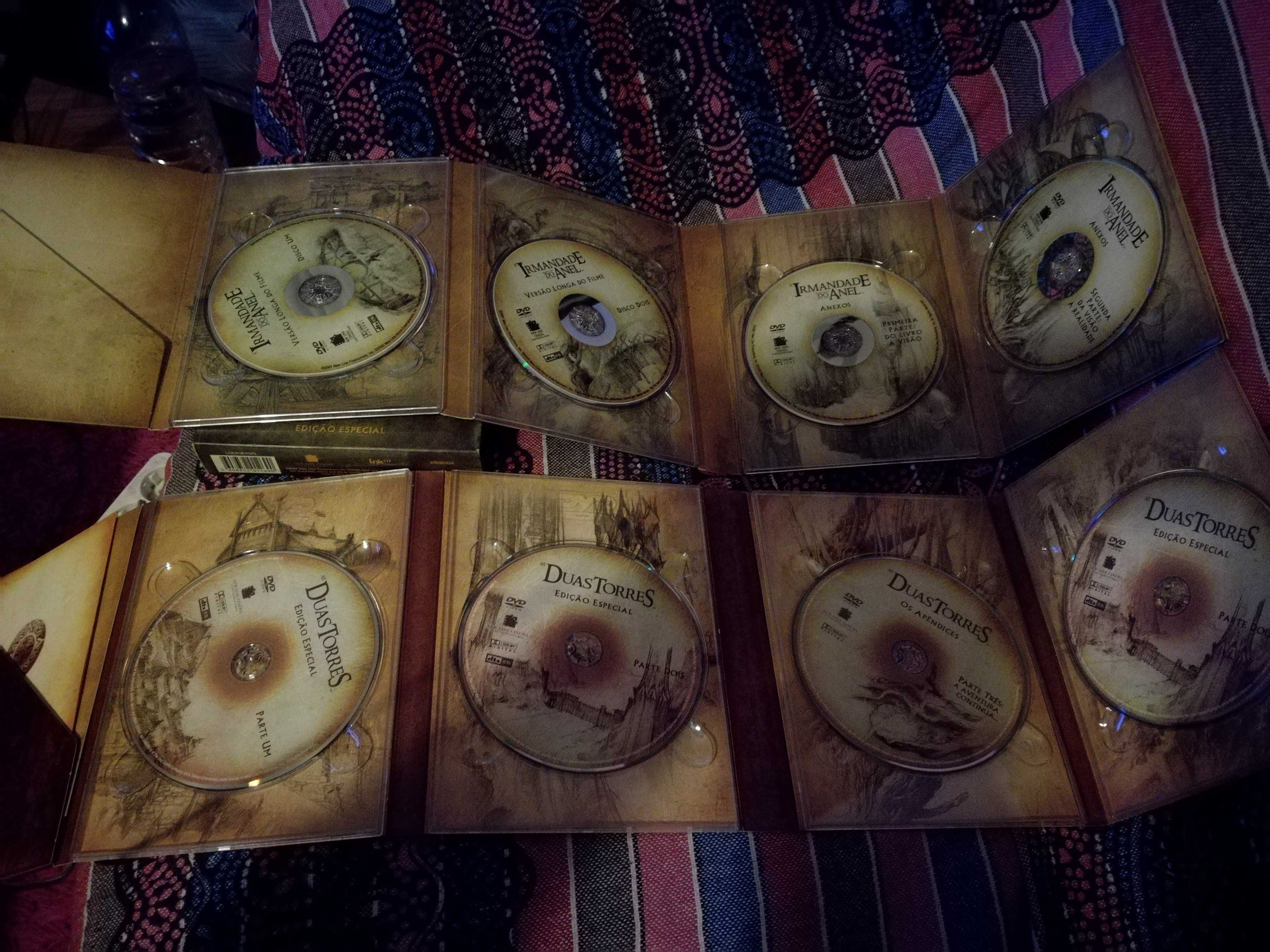 Triologia dvd filmes edição especial Senhor dos Aneis