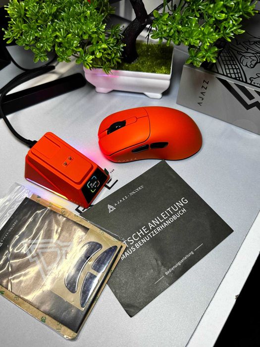 • Миша ігрова Ajazz AJ179 Apex Orange 8K Гц / Huano •