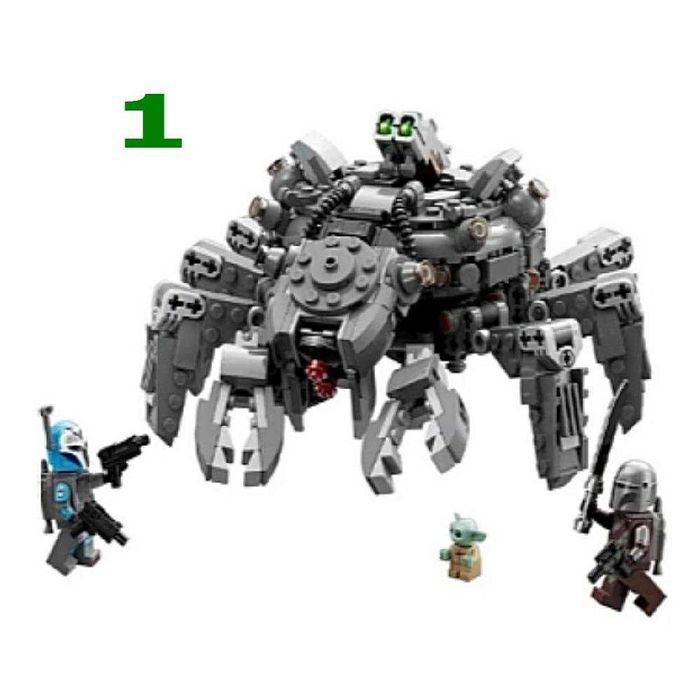 Конструктор Лего аналог Звездные Войны: Шагоход, Танк-Паук Истребитель