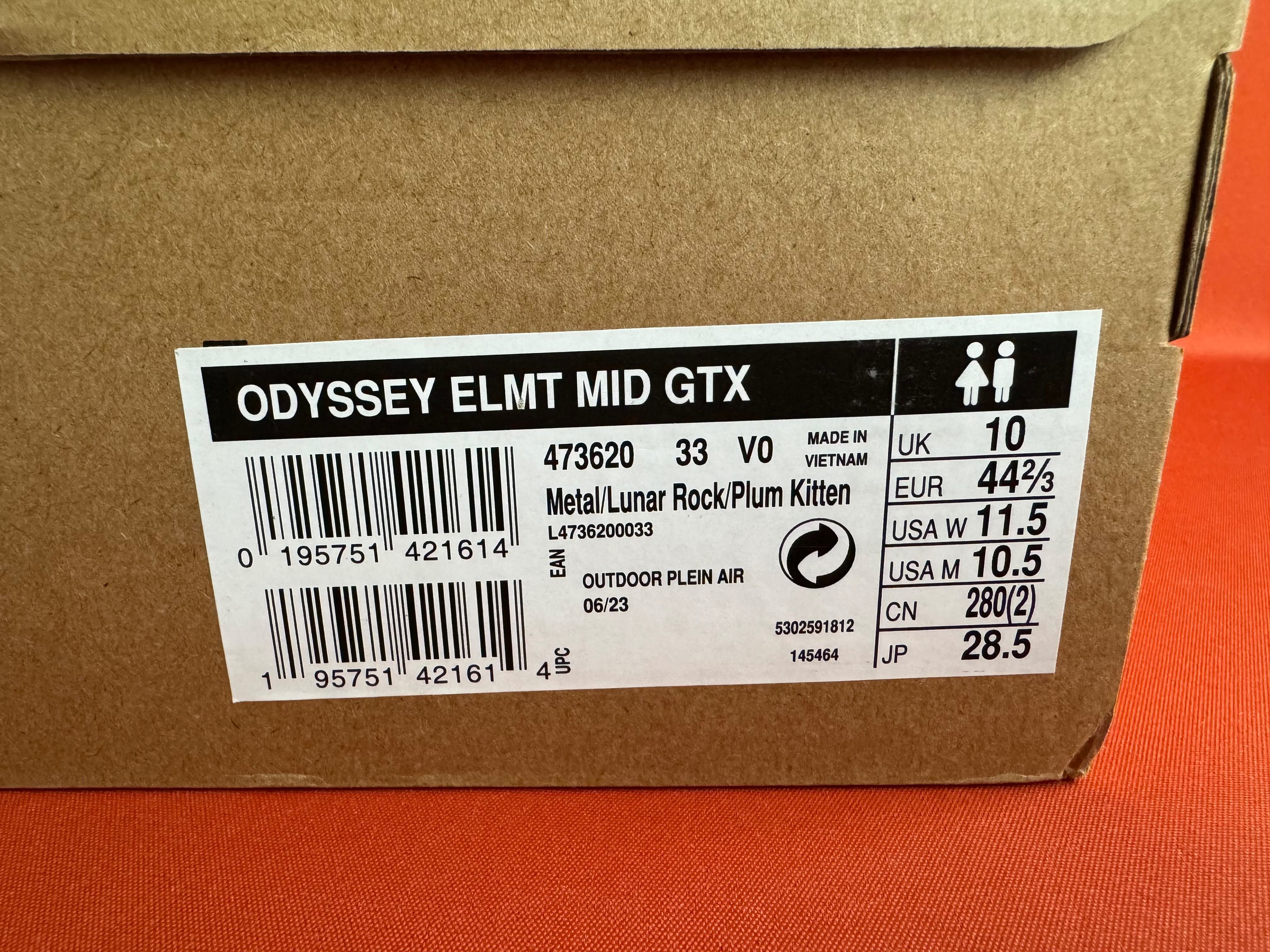 Salomon Odyssey GTX мужские кроссовки ботинки us10,5  44,5 cm NEW