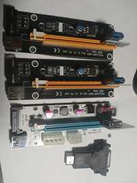 Райзер, AUX, HDMI-to-DVI, sata-to-USB3 карман, SLi