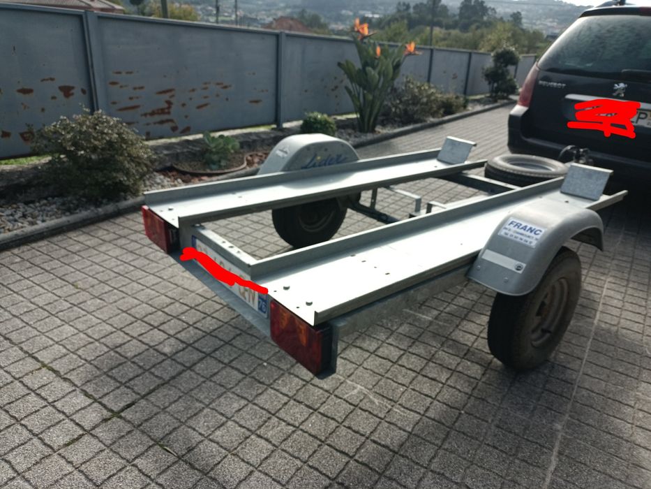 Reboque para transporte moto4 ou outros