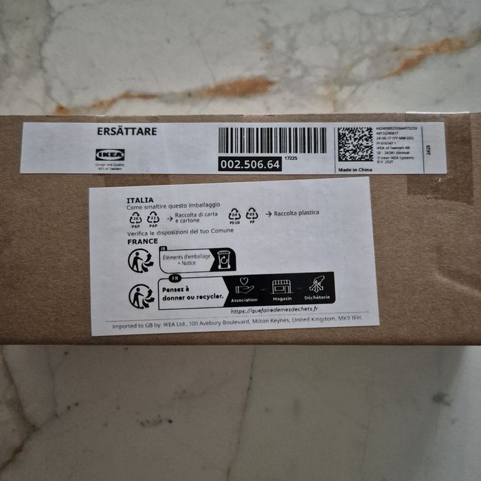 ERSÄTTARE system IKEA zawias do frontu zmywarki
Zawias do frontu zmywa