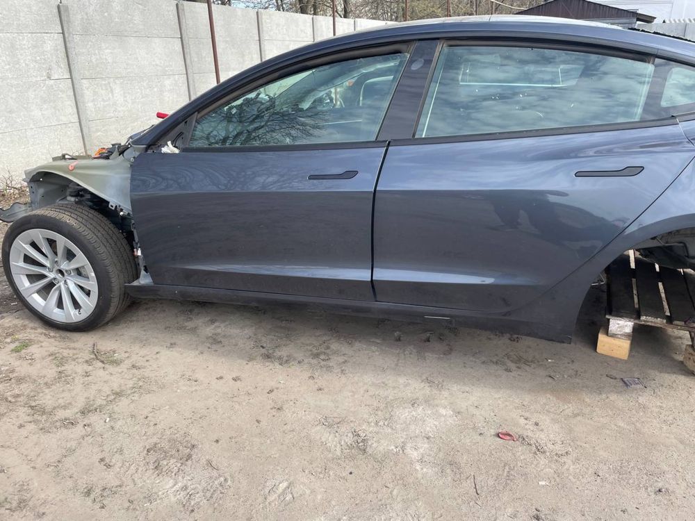 Бампер крыло капот tesla model 3 разборка tesla