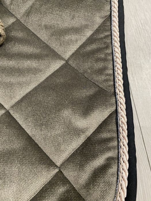 Welurowy komplet czaprak plus nauszniki VS full