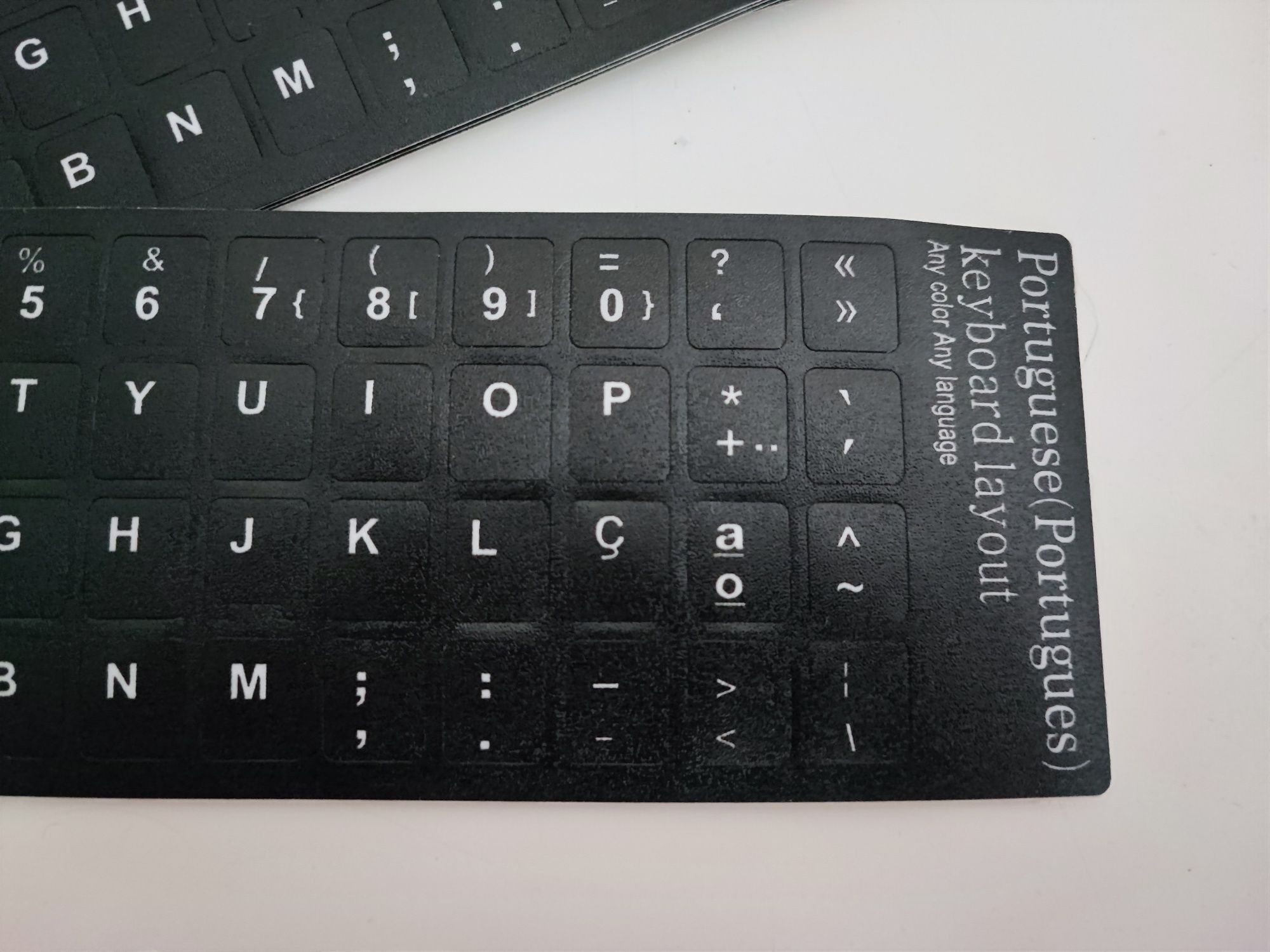 Autocolantes para teclado PT-PT