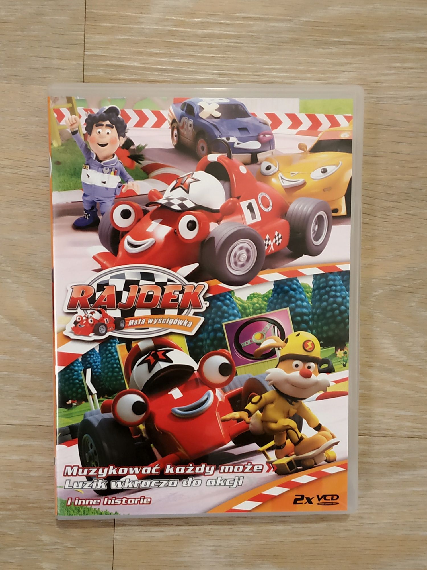 Płyta dvd Rajdek mała wyścigówka