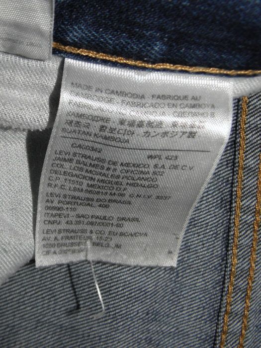 джинсы levis 514 w32 l 32 оригинал 501 б у 505 синие  levi's