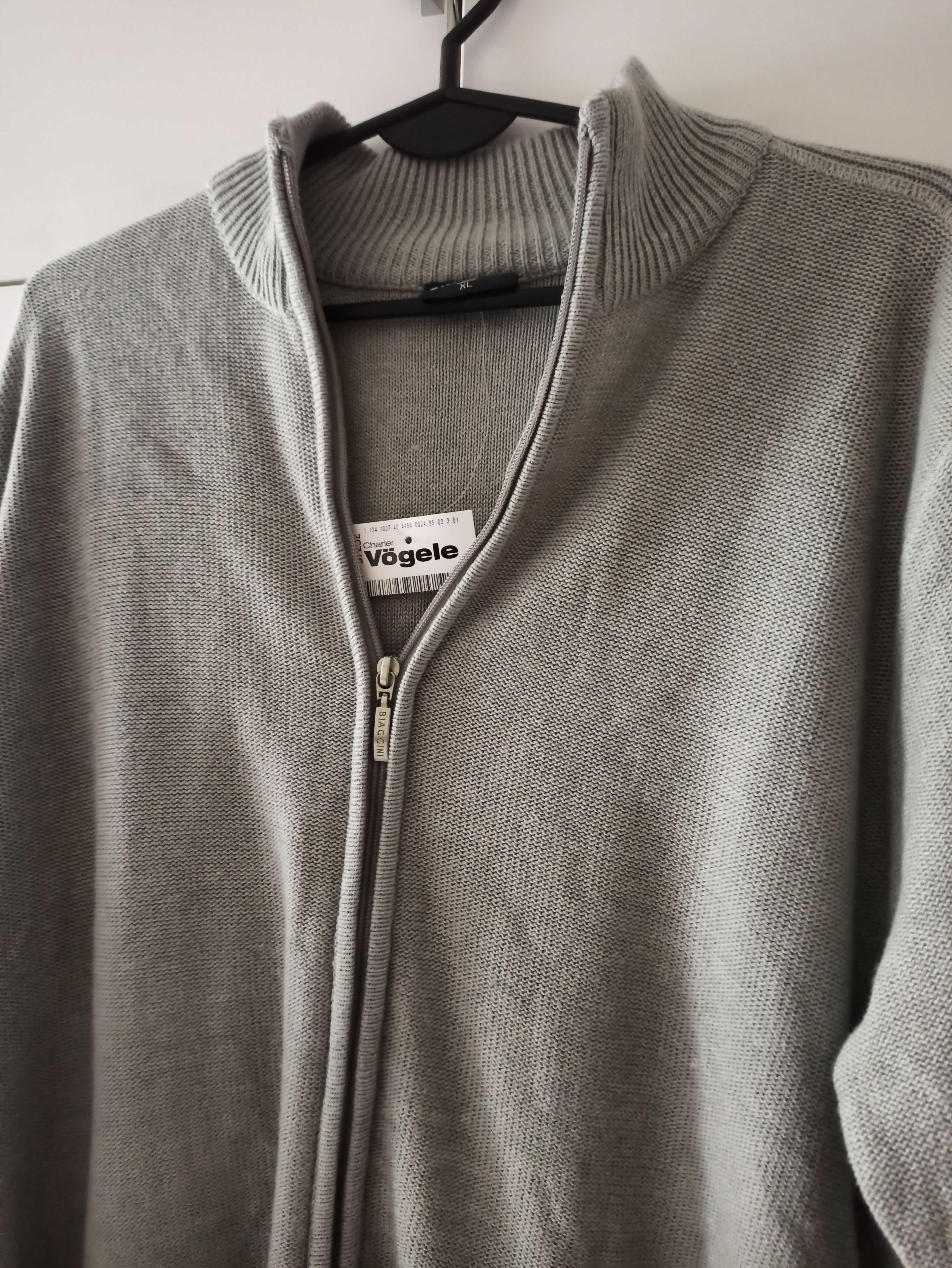 Męski sweter rozpinany marki Charles Vogele Biaggini rozmiar XL