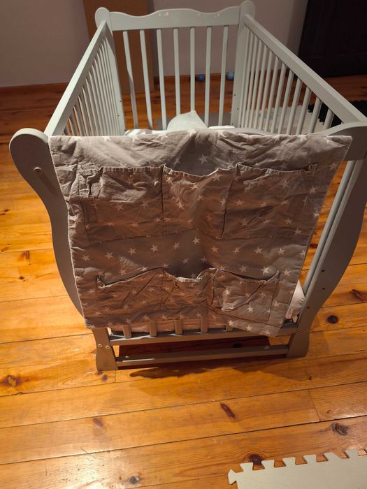 Łóżeczko niemowlęce 60x120 + materac Rucken