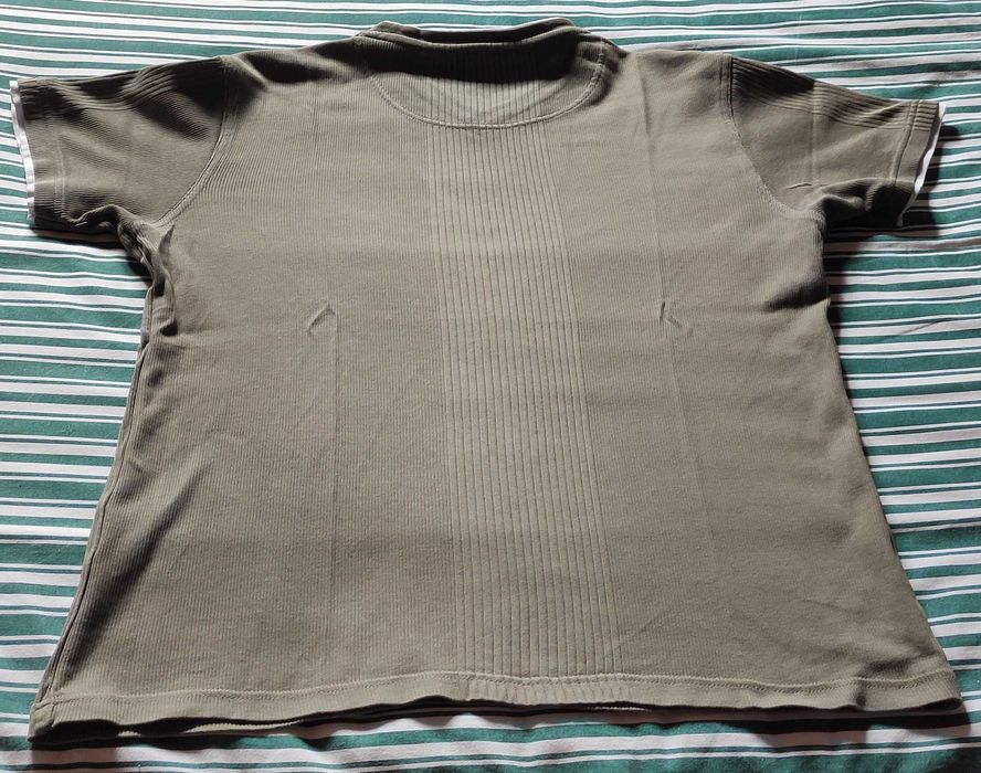 T-shirt Masculina Verde Caqui Tamanho 2XL