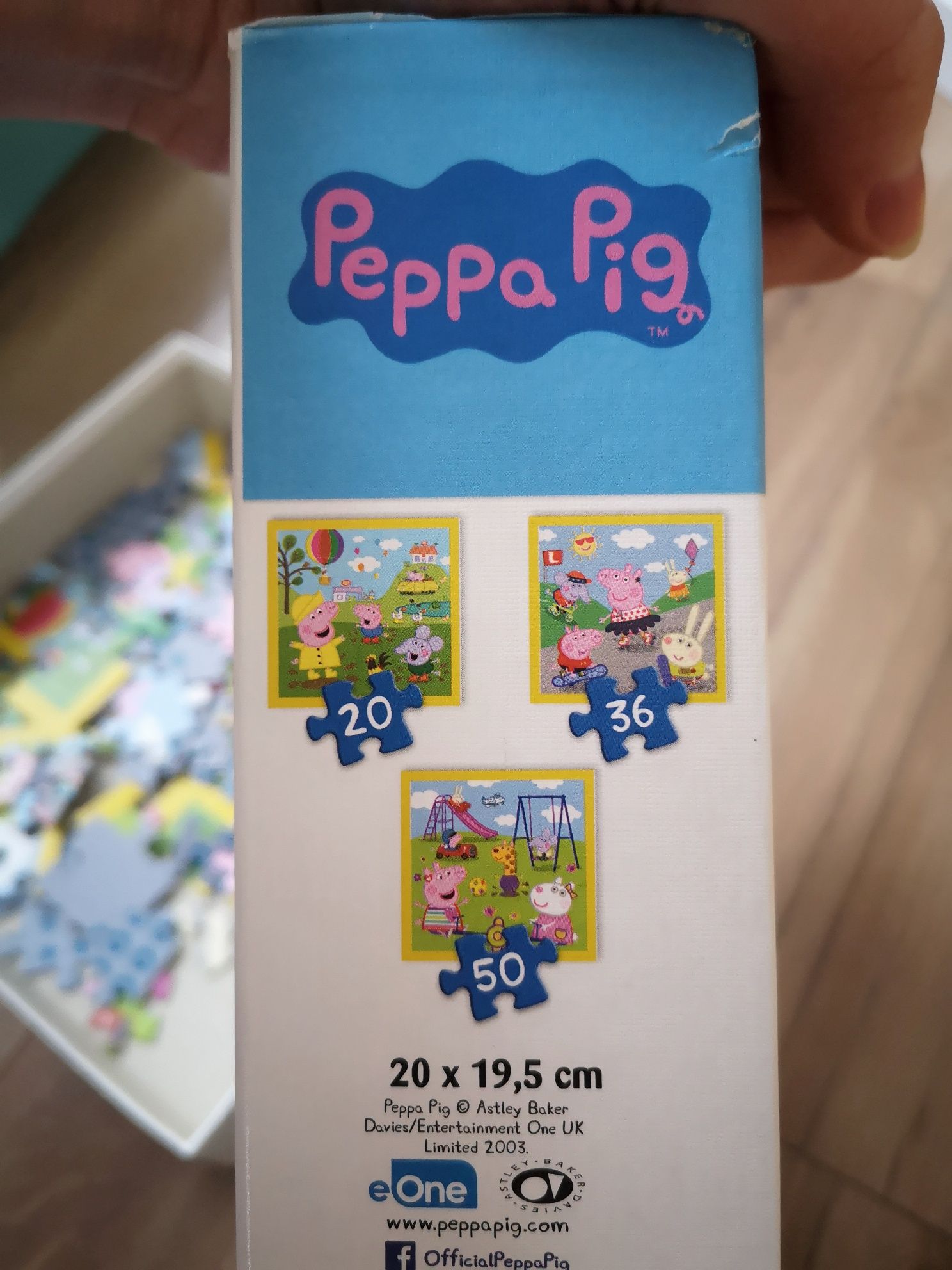 Puzzle 3w1 Świnka Peppa gratis Słoń Dumbo Trefl