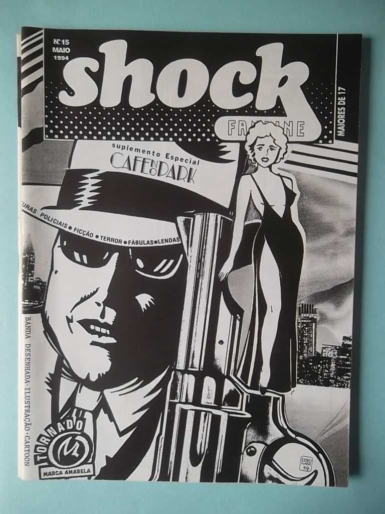 Fanzines de Banda Desenhada : Shock e Vertigens.