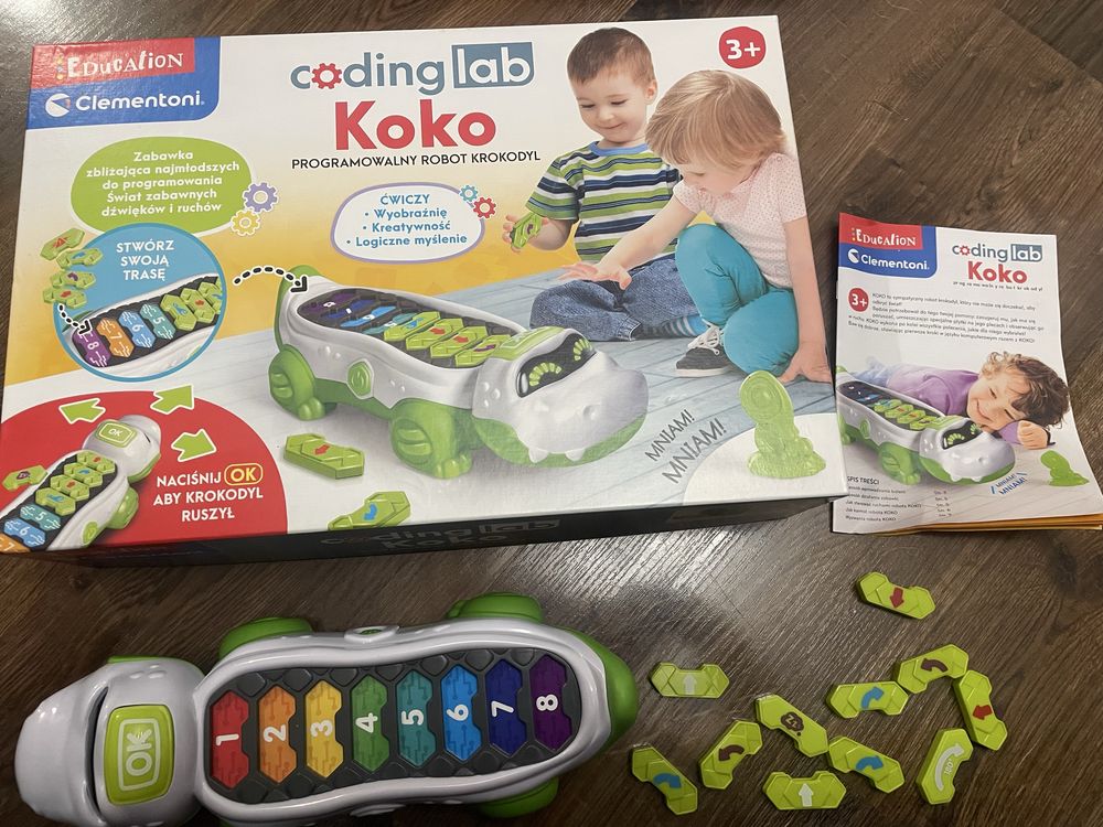 Koko programowalny robot krokodyl Clementoni jak nowy