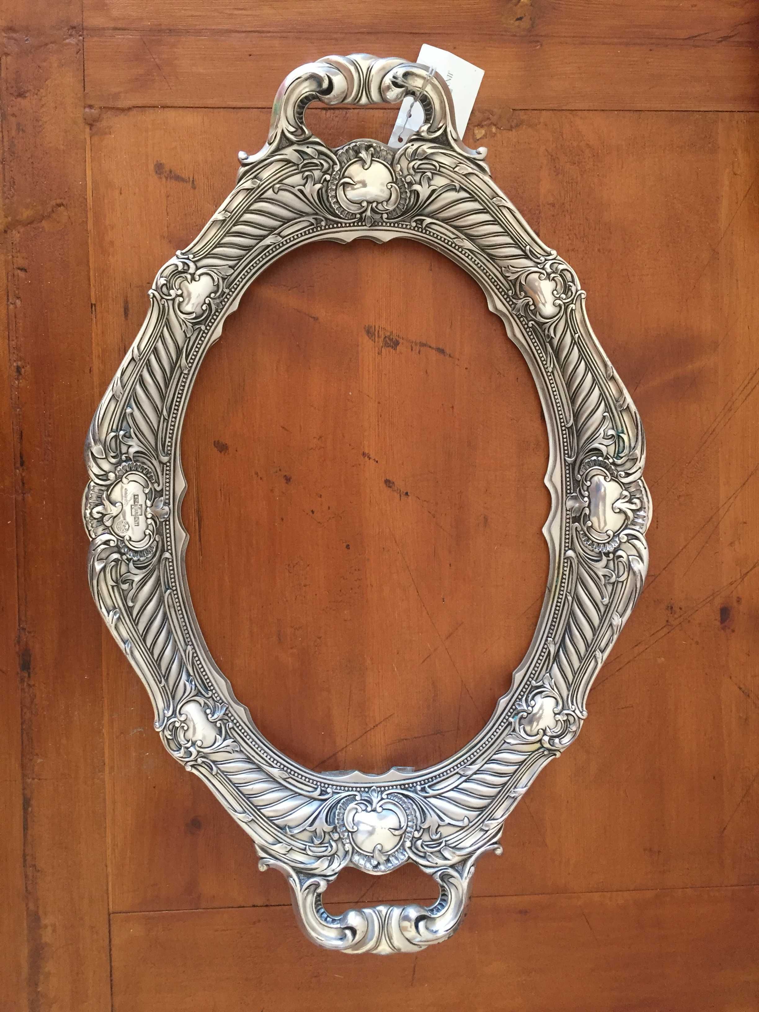 Moldura Tabuleiro Silver Resin
