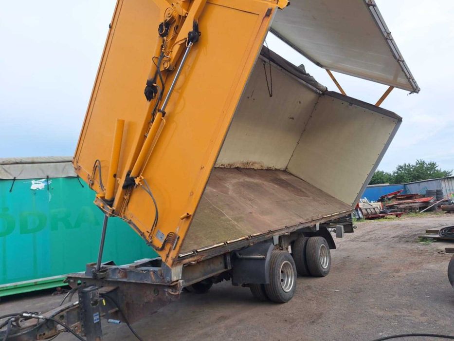 Kontener otwierany bok hydraulicznie 7m  plandeka hydrauliczna 6 sztuk