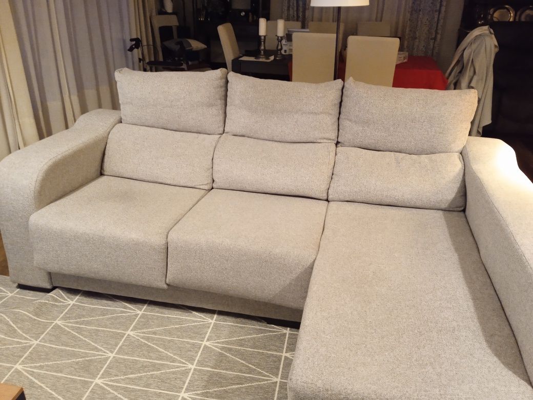 Baixa de preço sofá com chaise longue