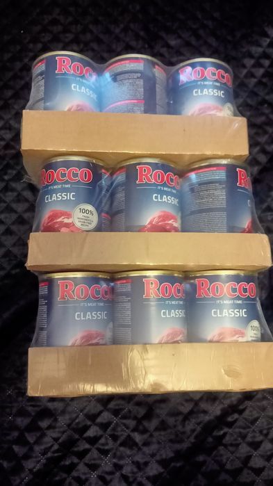 Puszki karma dla psa mokra rocco