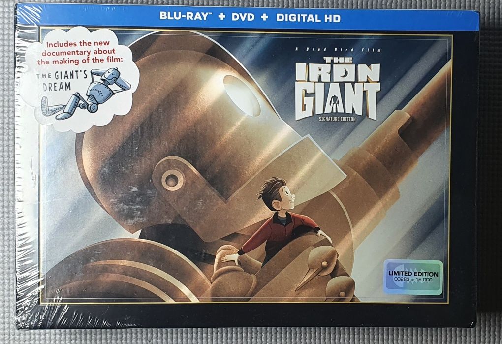 "Iron Giant" Blu-Ray Wydanie kolekcjonerskie limitowane Stalowy Gigant
