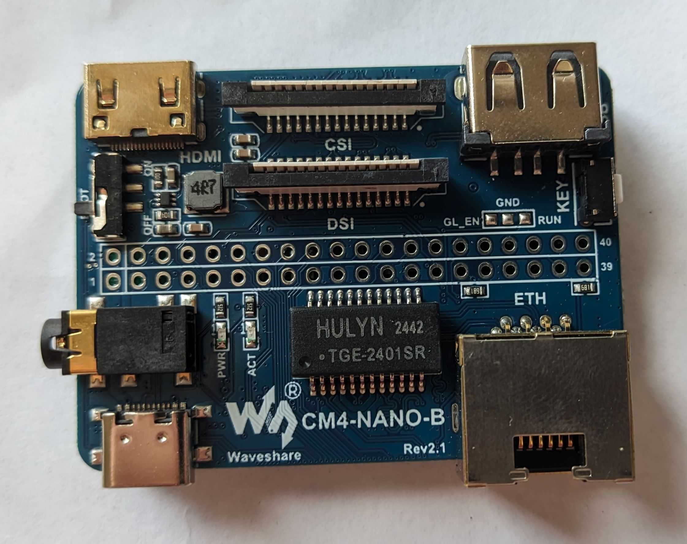 Raspberry PI 4 CM4 8GB EMMC, 1GB RAM + CM4-NANO-B raz użyte gwarancja