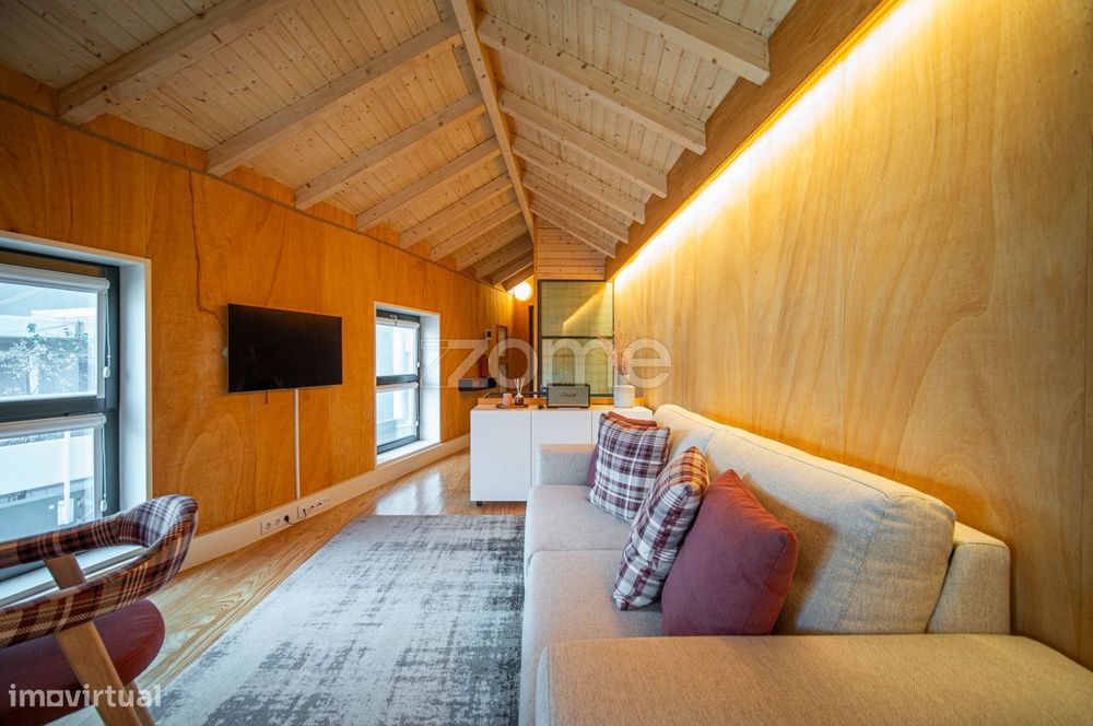 Apartamento T0 mobiliado e equipado - Passeio Alegre - Foz
