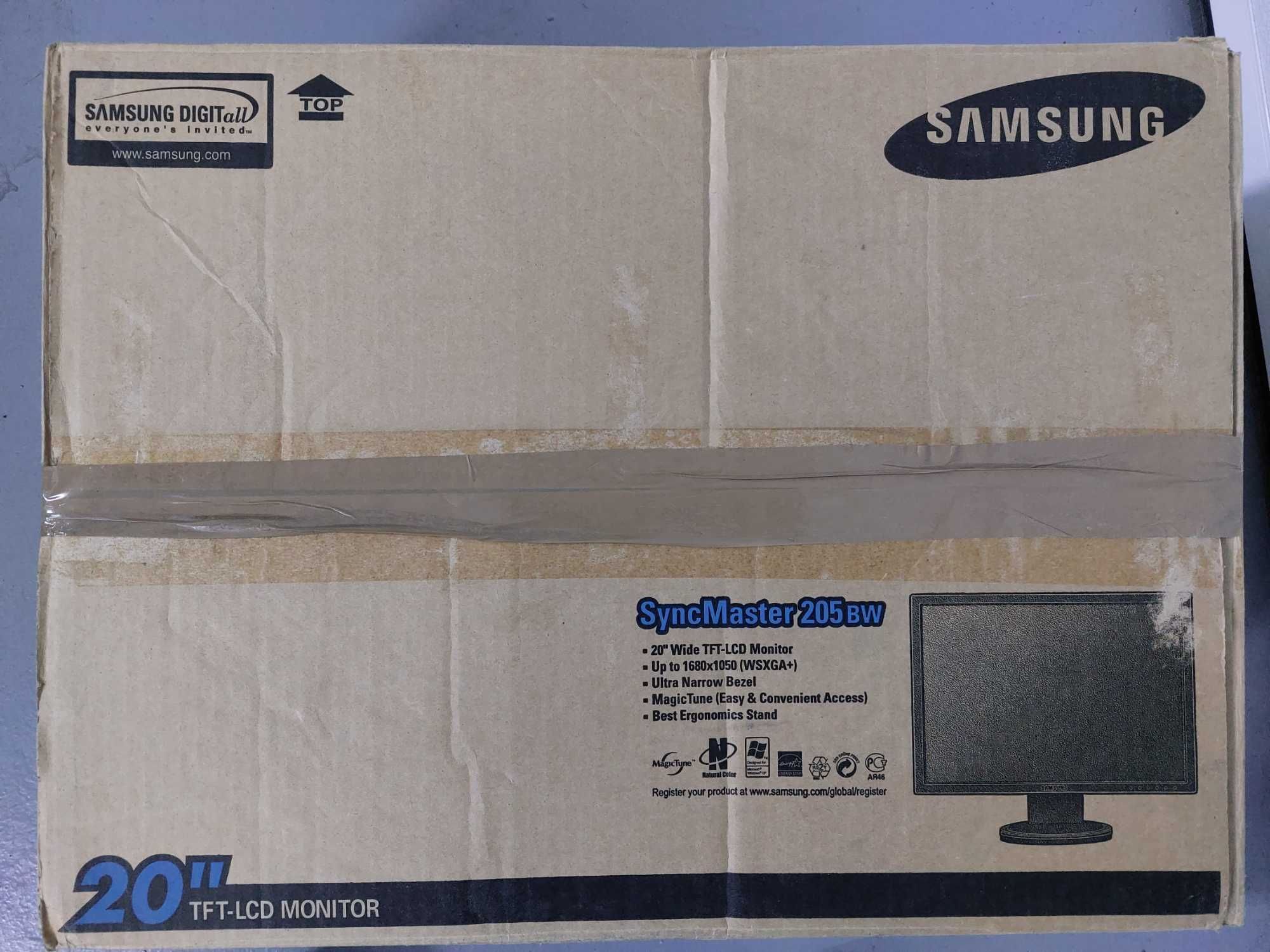 Sumsung SyncMaster 205BW ( Monitor TFT-LCD de 20") Resolução 1680x1050