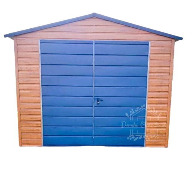 SCHOWEK DOMEK OGRODOWY 3m x 5m DWUSPAD brama okno drewnopodobny ID432