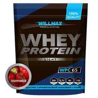 Протеин сывороточный Whey Protein 65% Willmax 1 кг Клубника(Вкусы в ас